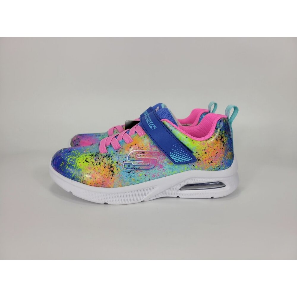 Skechers Microspec Max Speckle Sorbet Shoes Sneakers Youth Girl Size 3Y 303537L - Picture 7 of 10